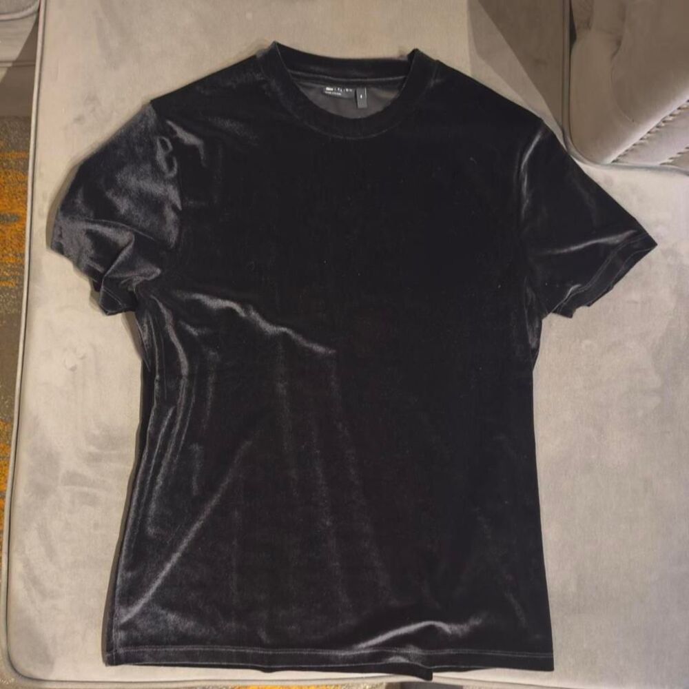 Men's asos design - Black velvet shirt- #gothfashion - never worn - size xl